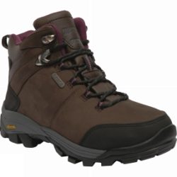 Regatta Womens Asheland Hiking Boot Peat / Dark Burgandy